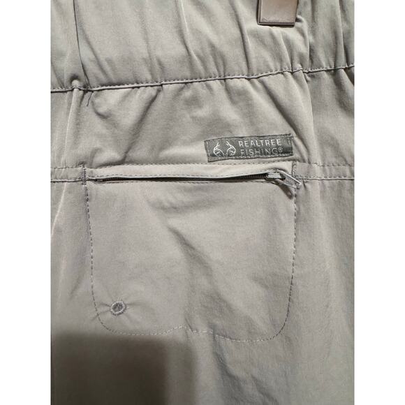 Realtree Hybrid Gray Women's Performance Fishing Shorts Elastic Drawstring Small - Picture 5 of 10